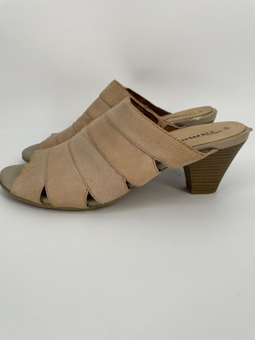Tamaris Scarpe da donna: Tamaris Sandaletten Leder Gr. 40 – Difettoso da Auenstein venduto da moin.