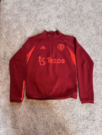 Manchester United Adidas Training Top, Size 11-12 Years