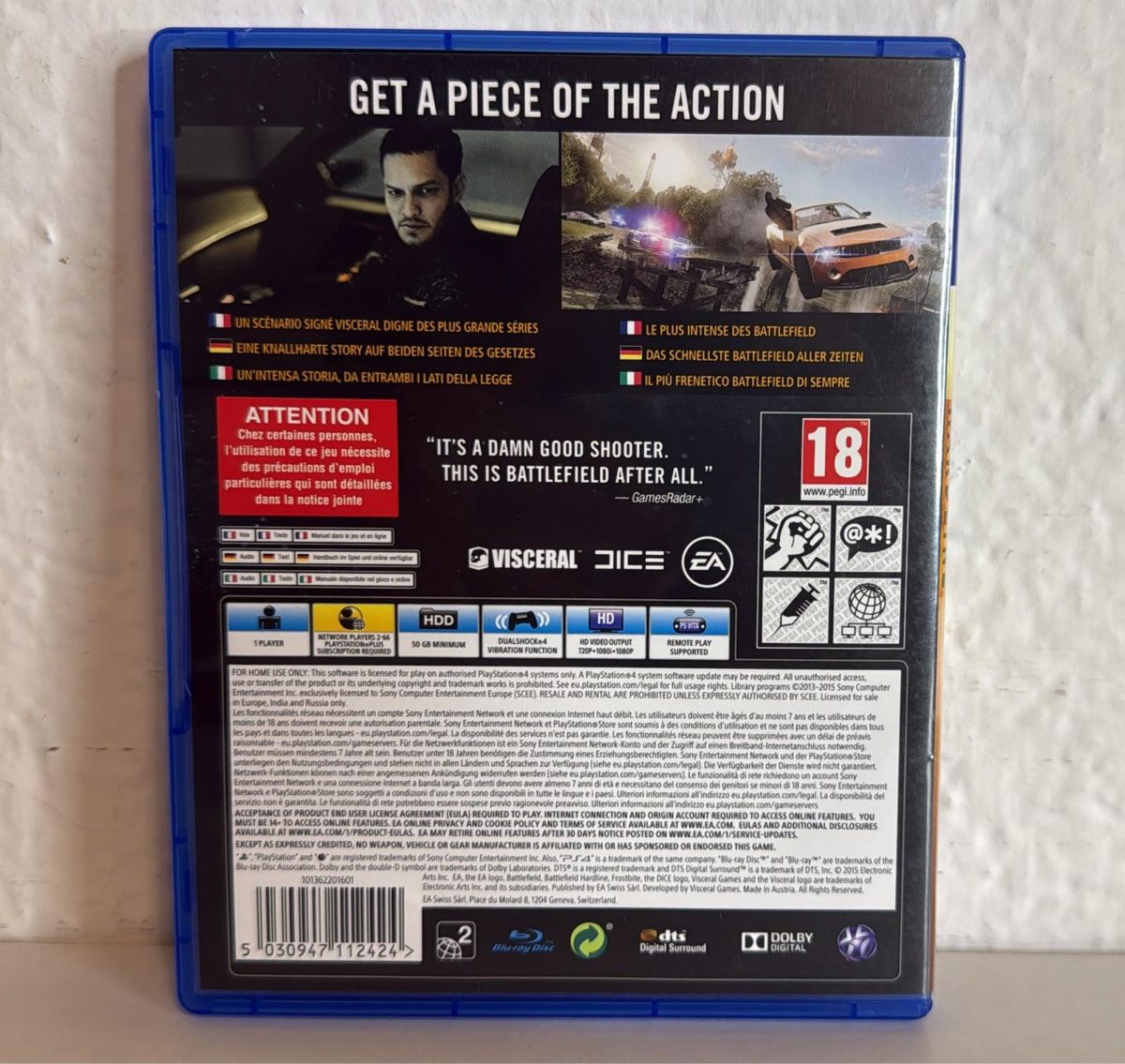 Sony Giochi: Battlefield Hardline PS4/PS5 - Game Disc and Case – Usato da Ehrendingen venduto da bubulence 1