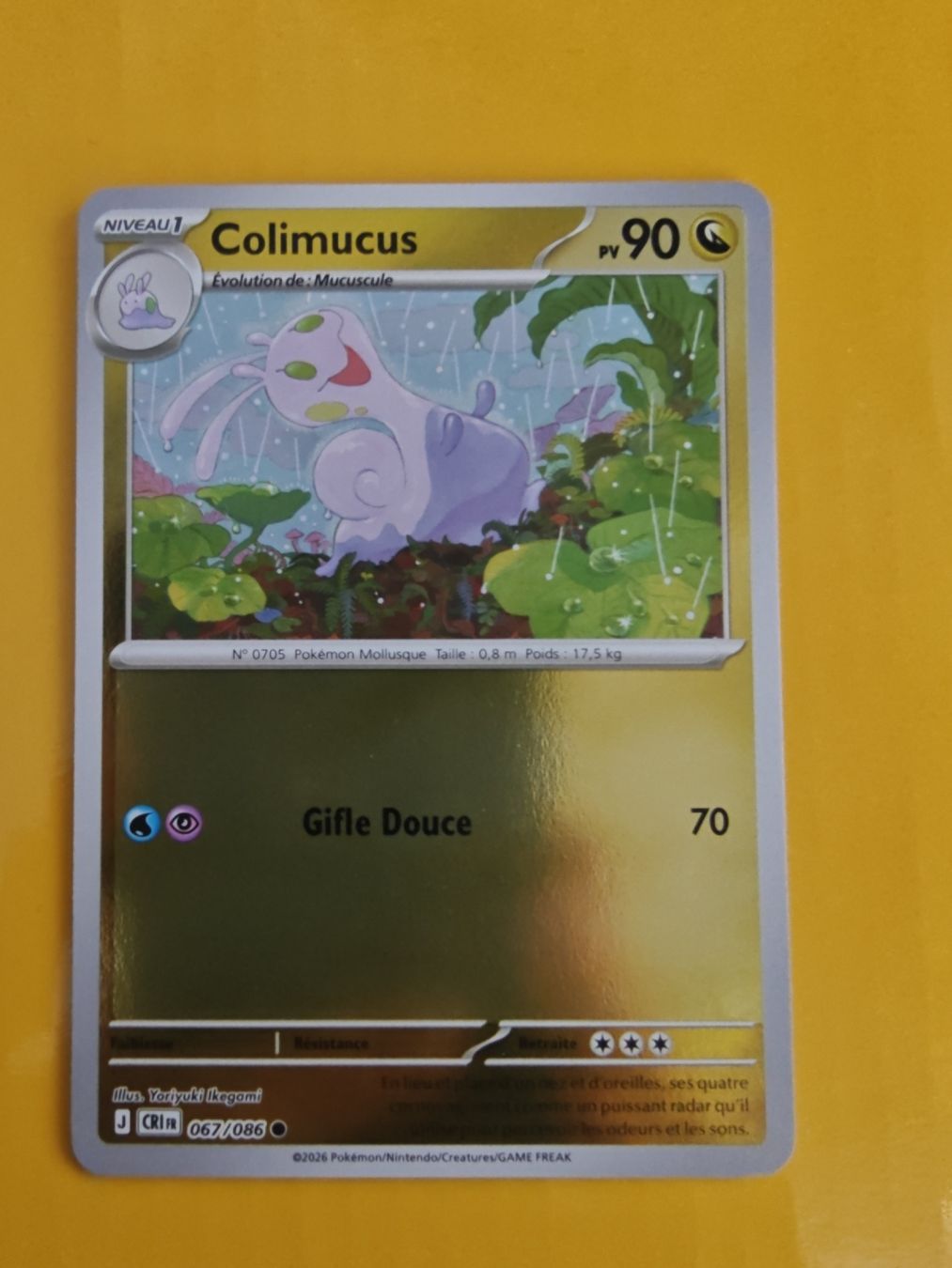 Pokémon Carte collezionabili: Colimucus Reverse (067/086) Chaos Ascendant- CRI fr – Usato da Cormondreche venduto da pajojo