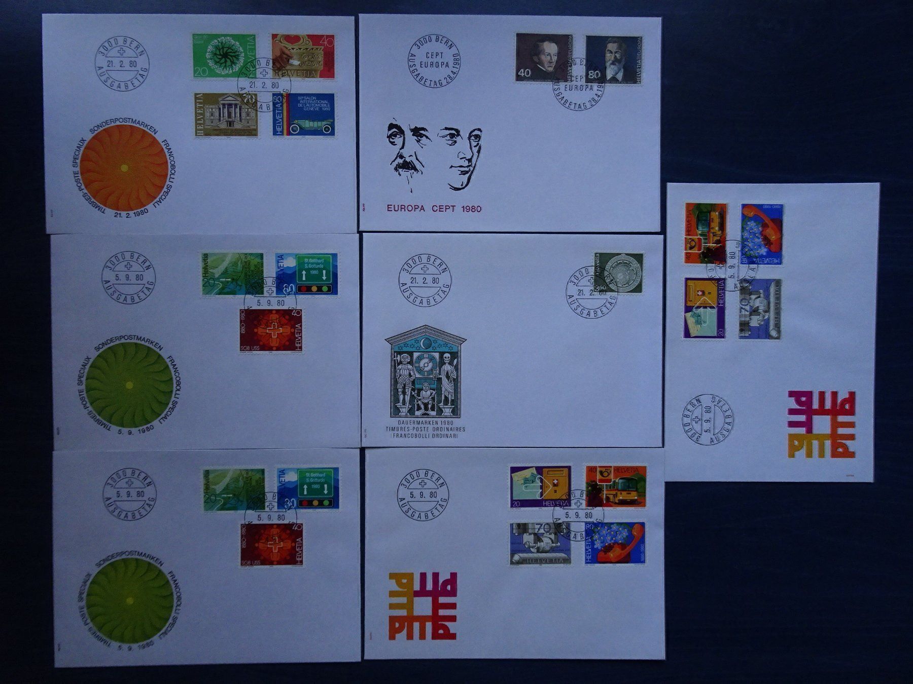 Alle Briefmarken: FDC 1980 – Neu (gemäss Beschreibung) aus Aadorf von Chnorli-Furz