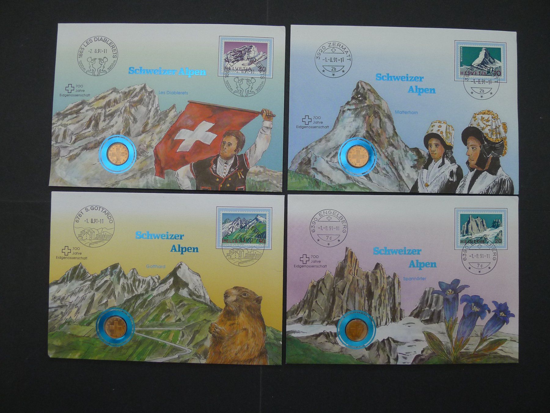 Alle Briefmarken: Schweizer Alben 7 Briefe – Gebraucht aus Dagmersellen von wyss1982 1
