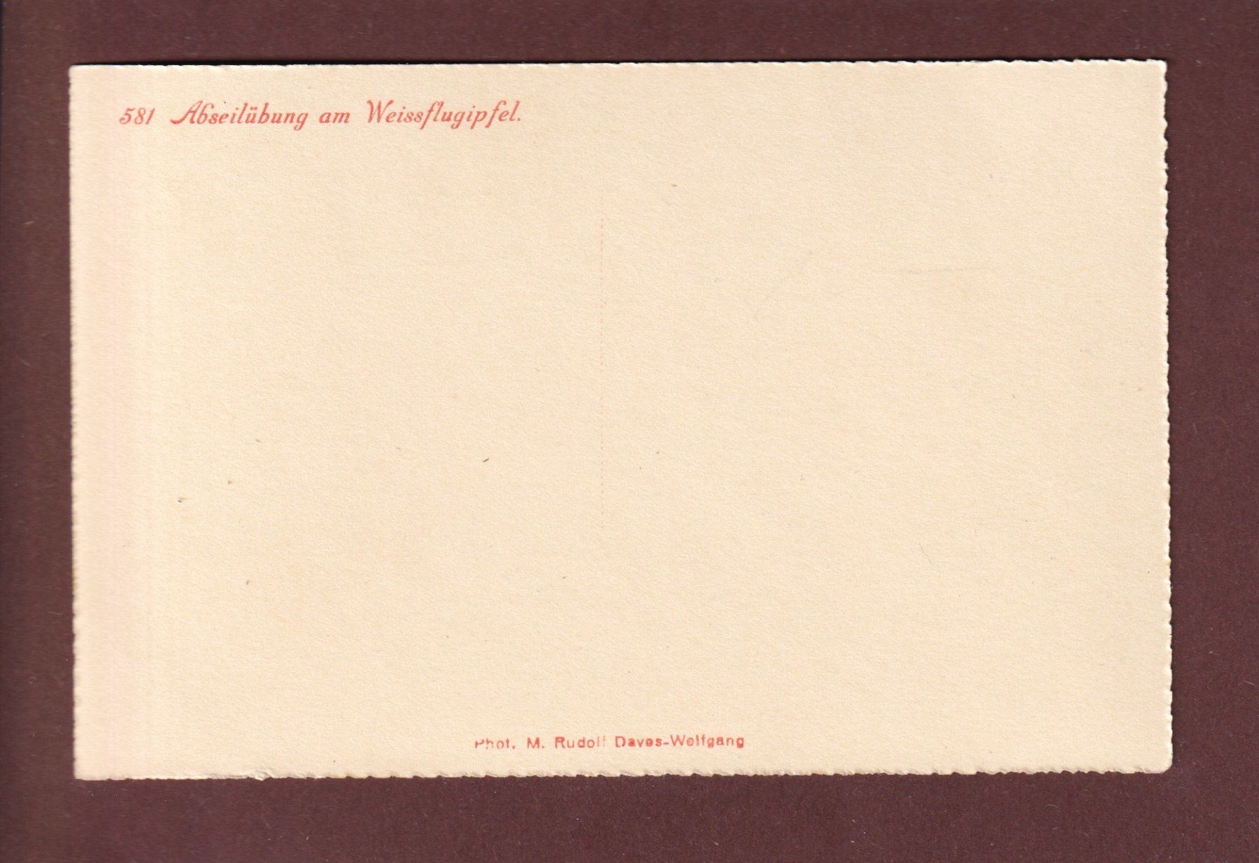 Cartoline postali: Abseilübung am WEISSFLUHGIPFEL – Usato da Pully venduto da nicecards 1