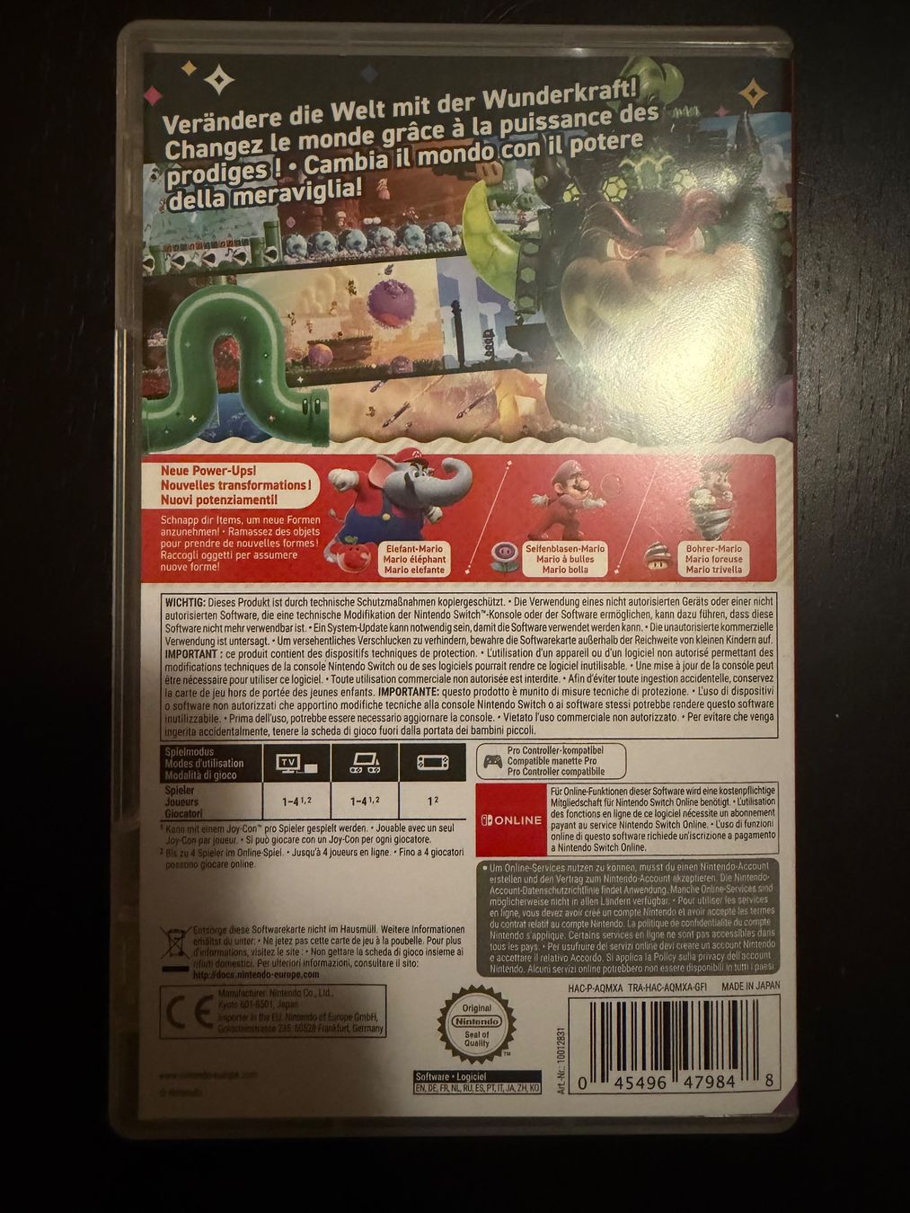 Nintendo Spiele: Super Mario Bros Wonder Nintendo Switch – Gebraucht aus Zürich von mirko_dv_98 1