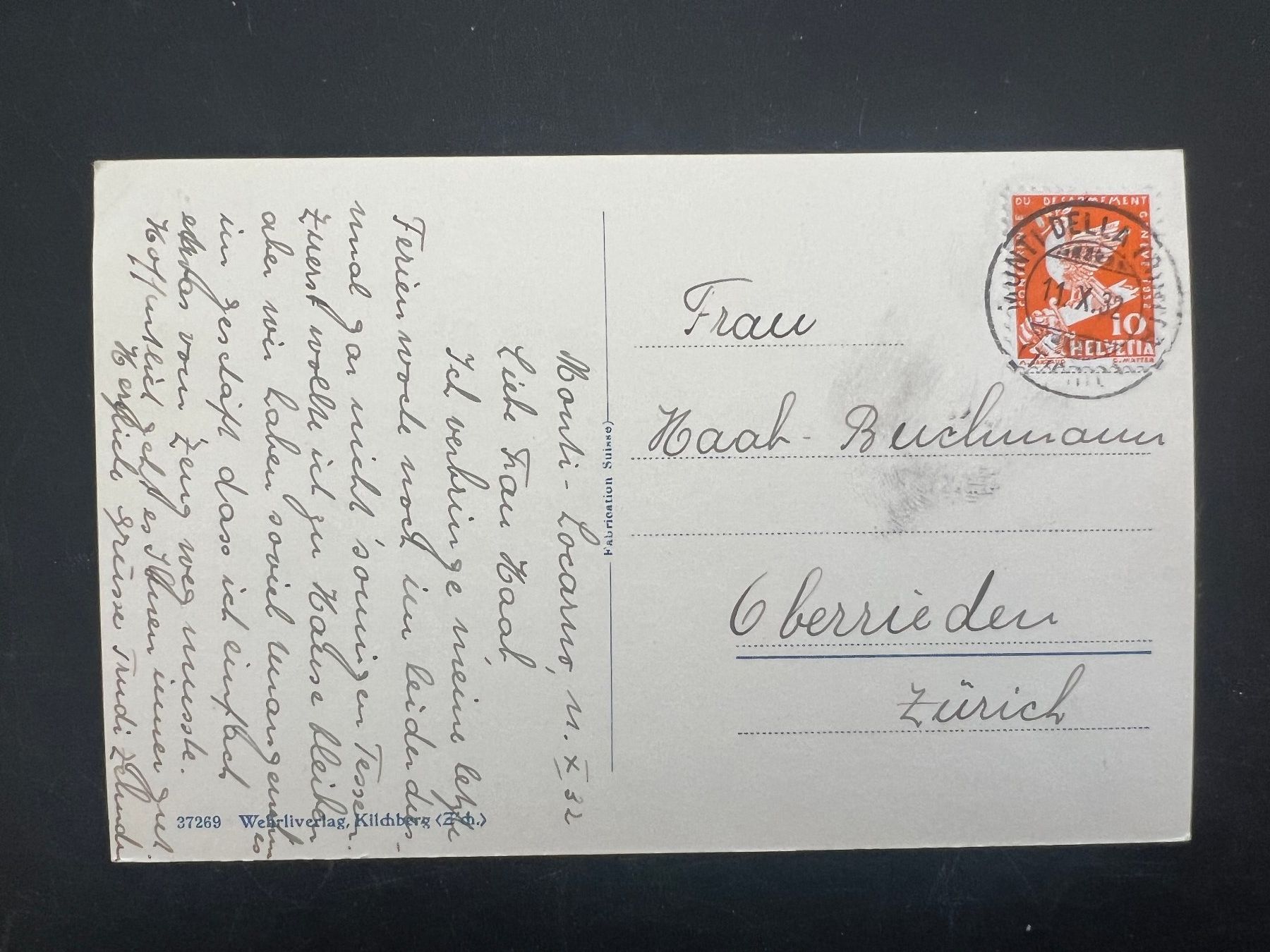 Cartes postales: Locarno 1932 Ansichtskarte    (V284) – D'occasion à Hinwil par Sidi4 1