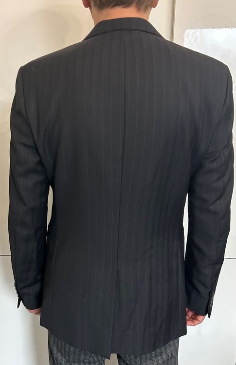 John Richmond giacca smanicata doppiopetto con strass nero