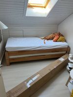 Stapelbett - 2 Einzelbetten, massive Buche, originalverpackt
