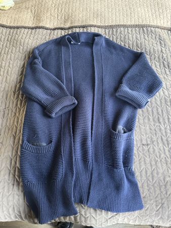 Strick-Cardigan Extrablatt, dunkelblau, Grösse M