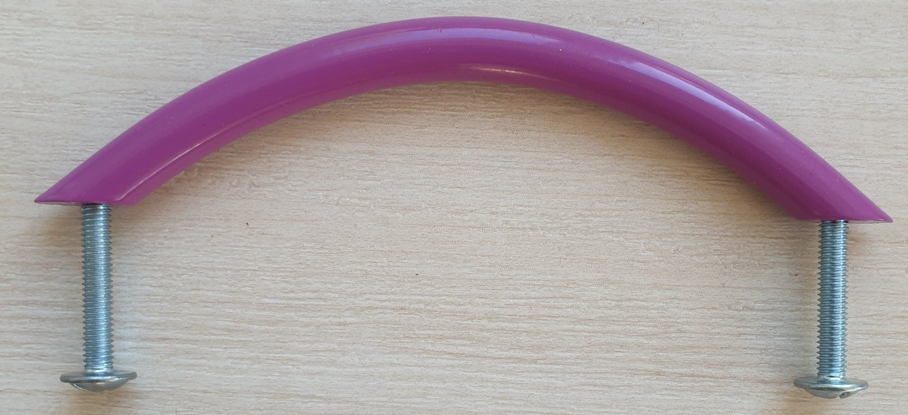 Ferramenta: 15 x Möbelgriff Bogen violett – Usato da Hirschthal venduto da Needfulthings 1