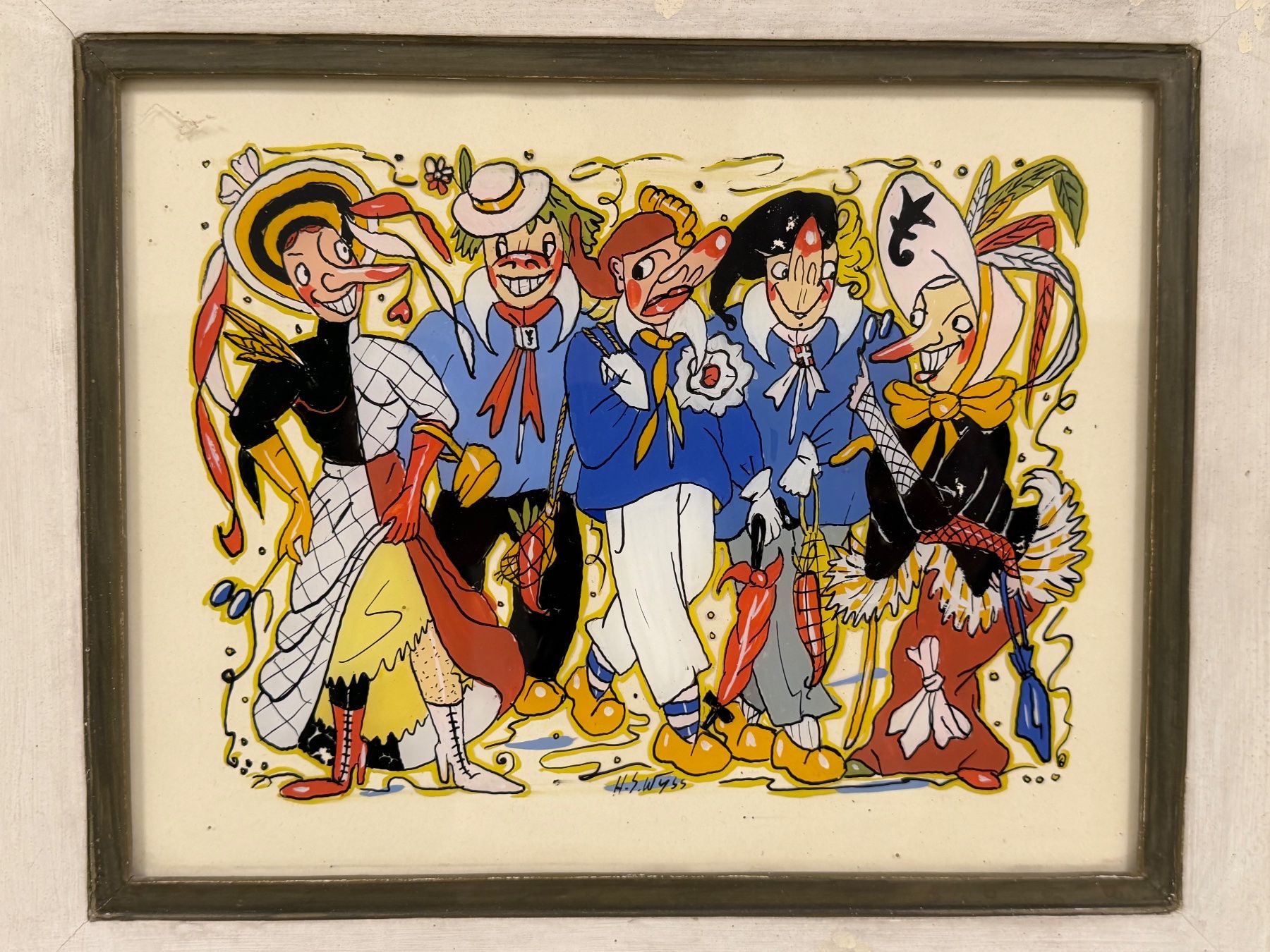 Dipinti: H. S. WYSS Original Gemälde – Usato da Basel venduto da PAUL_ART 1