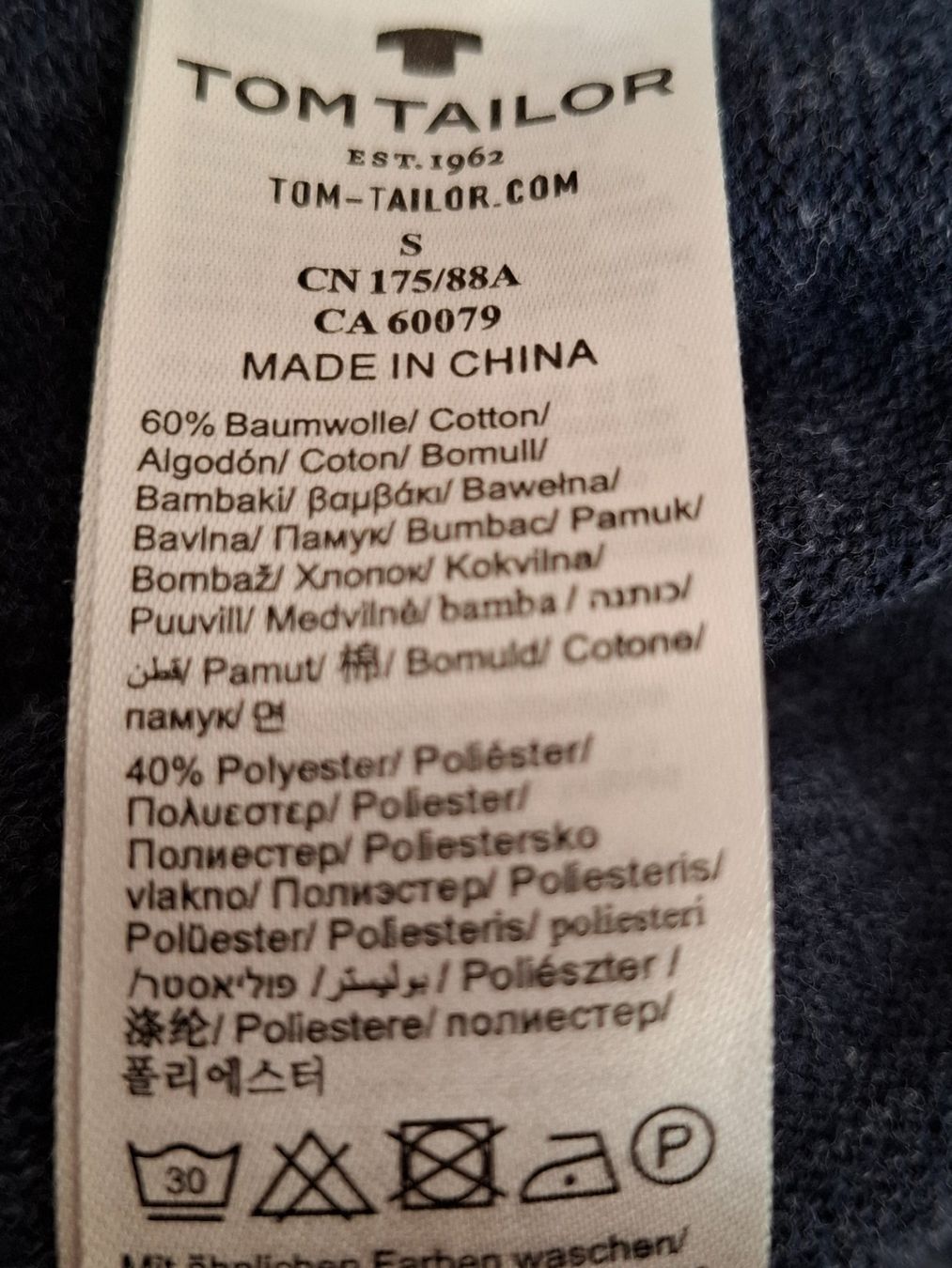 Tom Tailor Giacche: Strickjacke  Tom Tailor Blau S – Usato da St.Gallen venduto da LaMiSa 2