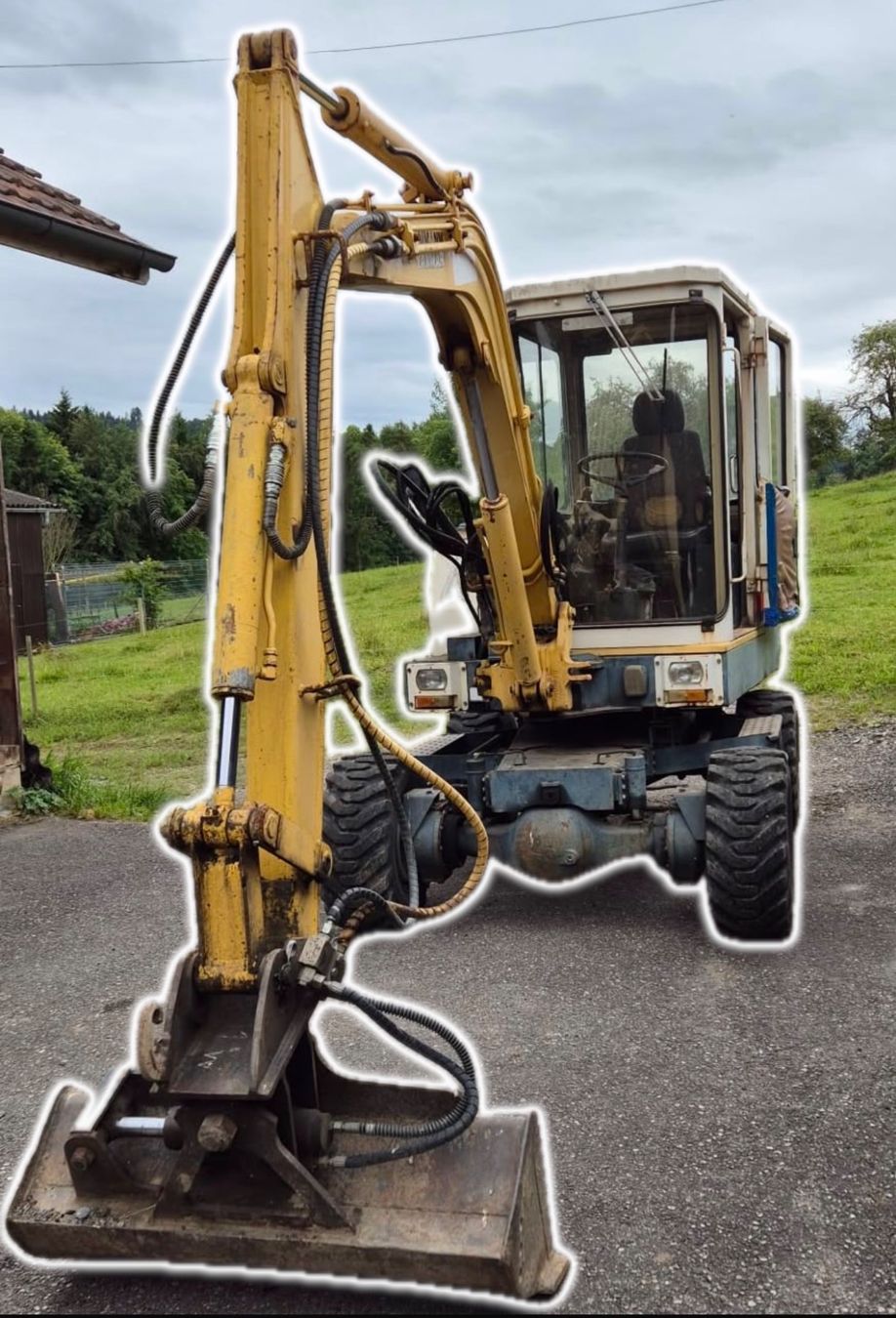 Excavateurs: Bagger Yanmar H12 Radbagger – D'occasion à Gettnau par maha1957 1