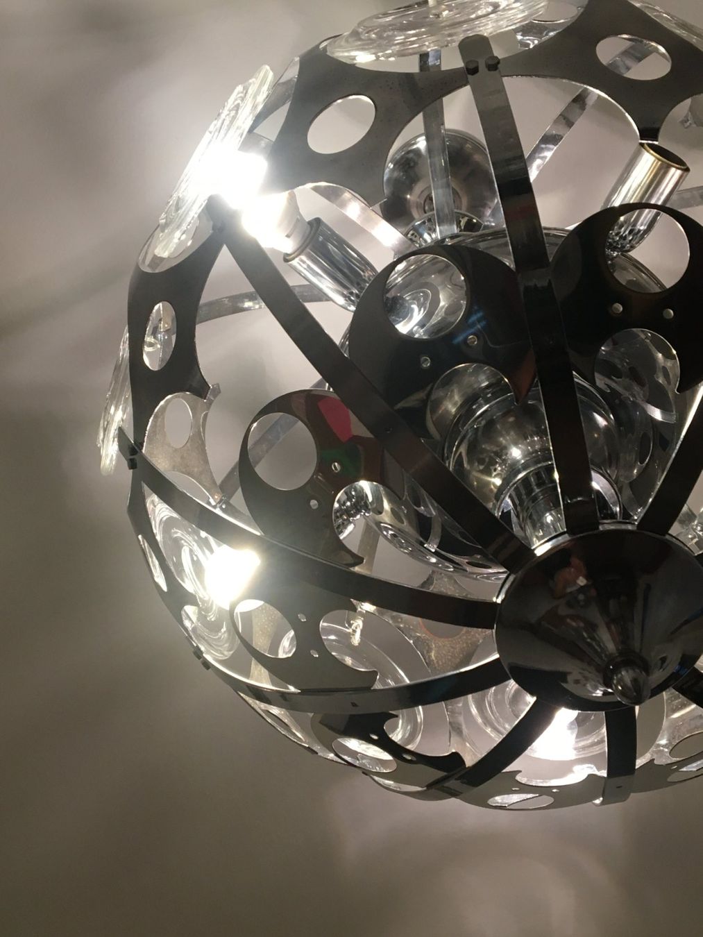 Kronleuchter & Deckenlampen: Oscar Torlasco Kronleuchter – Gebraucht aus Pregassona von ModernistaCH 1