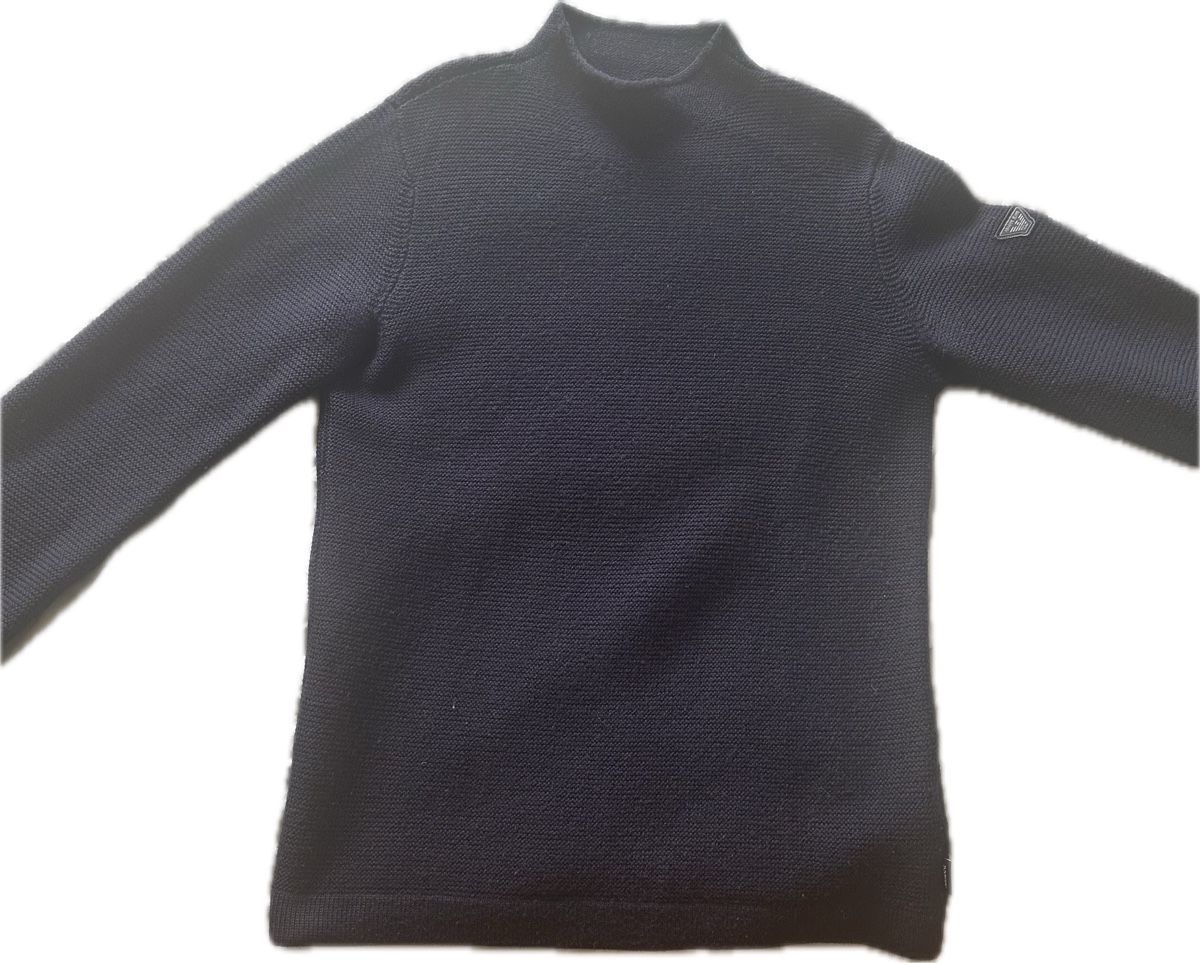 Armani Maglioni & Felpe: Armani Wollen Herren Pullover Marineblau Grösse M/L – Usato da Schlieren venduto da Mr.Wunder