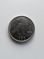 Belgien 1 Franc Münze Jahrgang 1939 