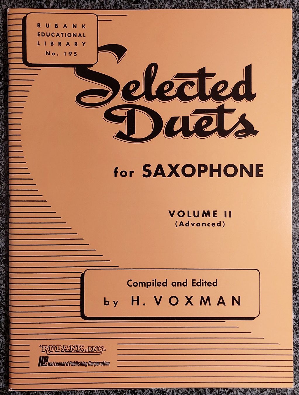 Strumenti musicali: HAL LEONARD - Selected Duets for Saxophone Volume I & II – Nuovo e nell'imballaggio originale da Rotkreuz venduto da CLASAX 5