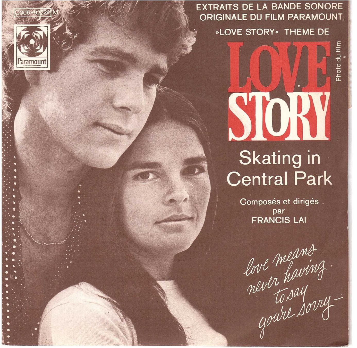 Dischi in vinile: Single7 Love Story- Theme from – Usato da Oberwil (Dägerlen) venduto da thealbum