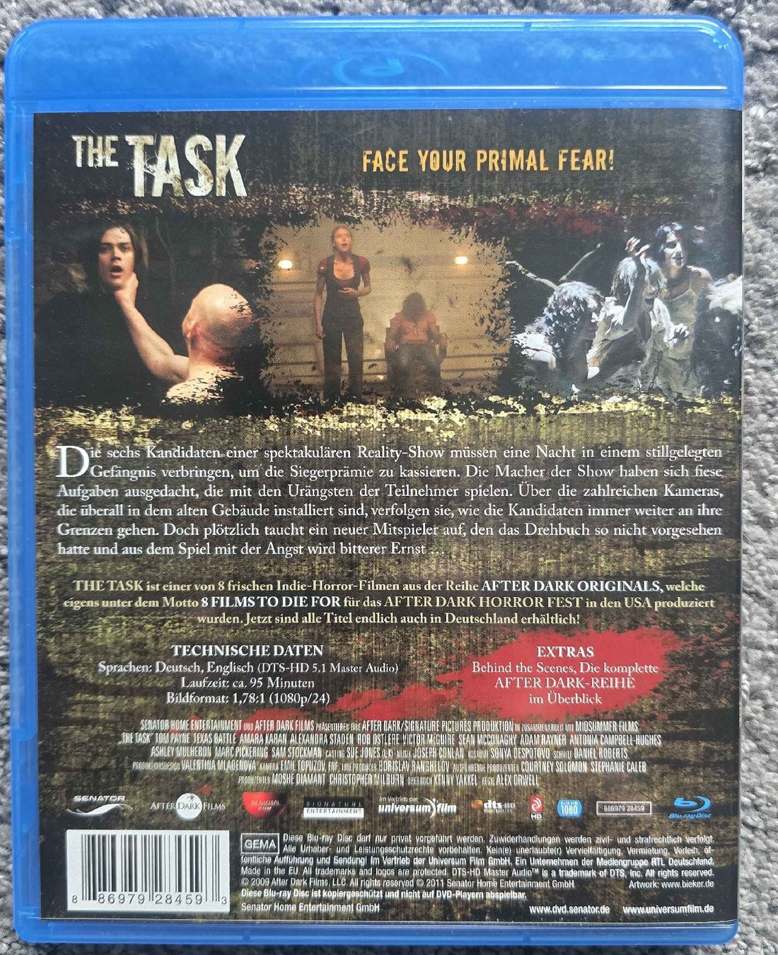 Tutti i DVDs: The Task Blu-ray – Usato da Fehraltorf venduto da sca_5j9s 1