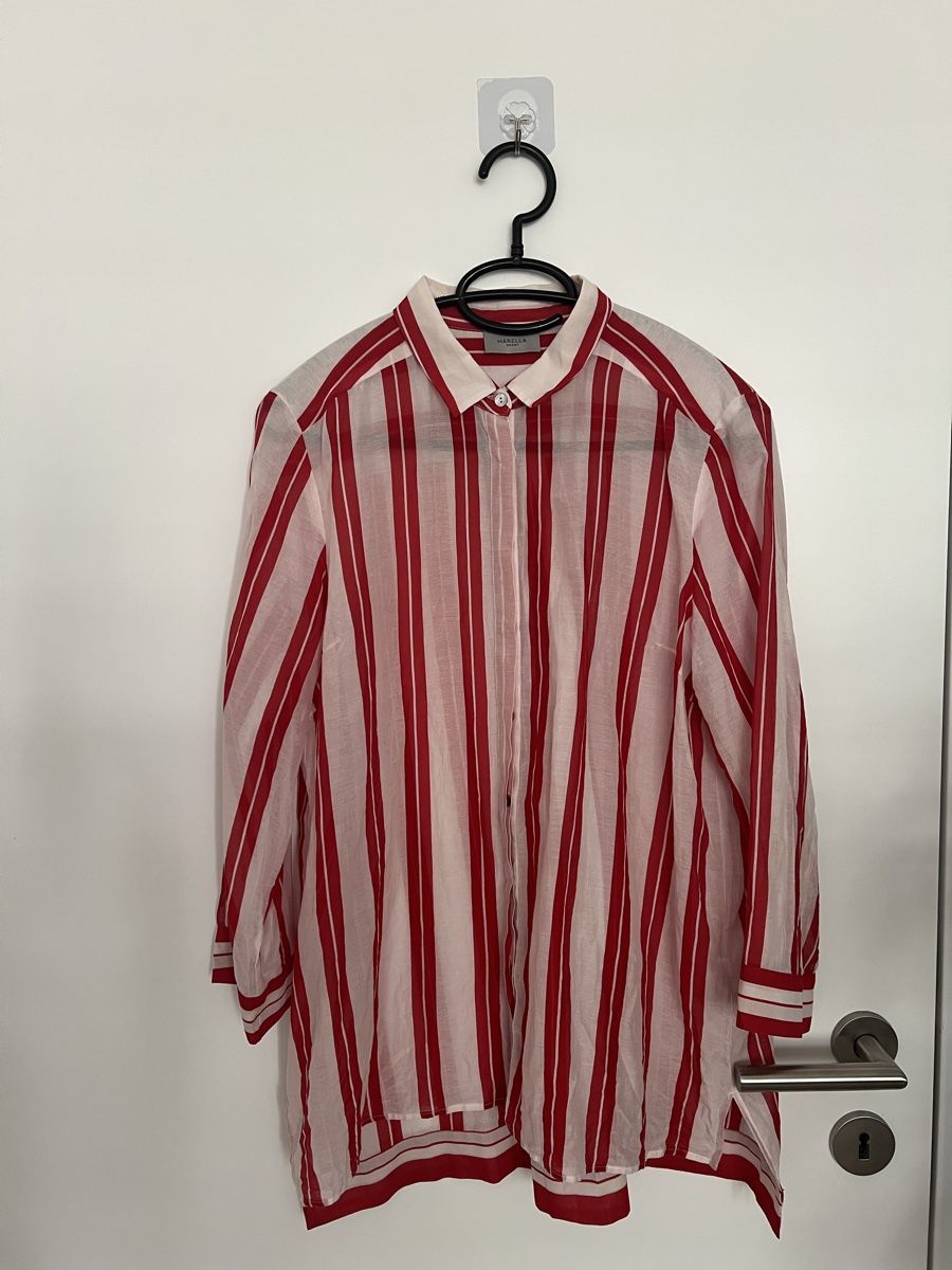 Marella Chemisiers: Damen Bluse rot-weiss gestreift – D'occasion à Dietikon par Mischi2167