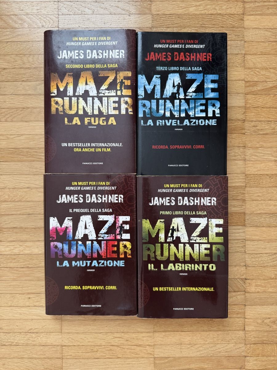 Libri: Saga Maze Runner - libri – Usato da Basel venduto da ser_qy29
