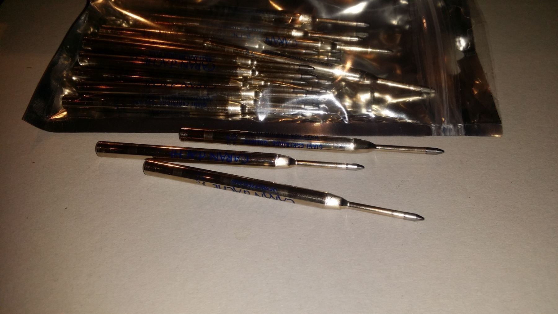 Caran D'Ache Penna & Evidenziatori: Kugelschreibermine Goliath schwarz 8Stk – Nuovo e nell'imballaggio originale da Zürich venduto da wearehappy 3