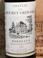 1982 Bordeaux Château Le Mourey Grimard