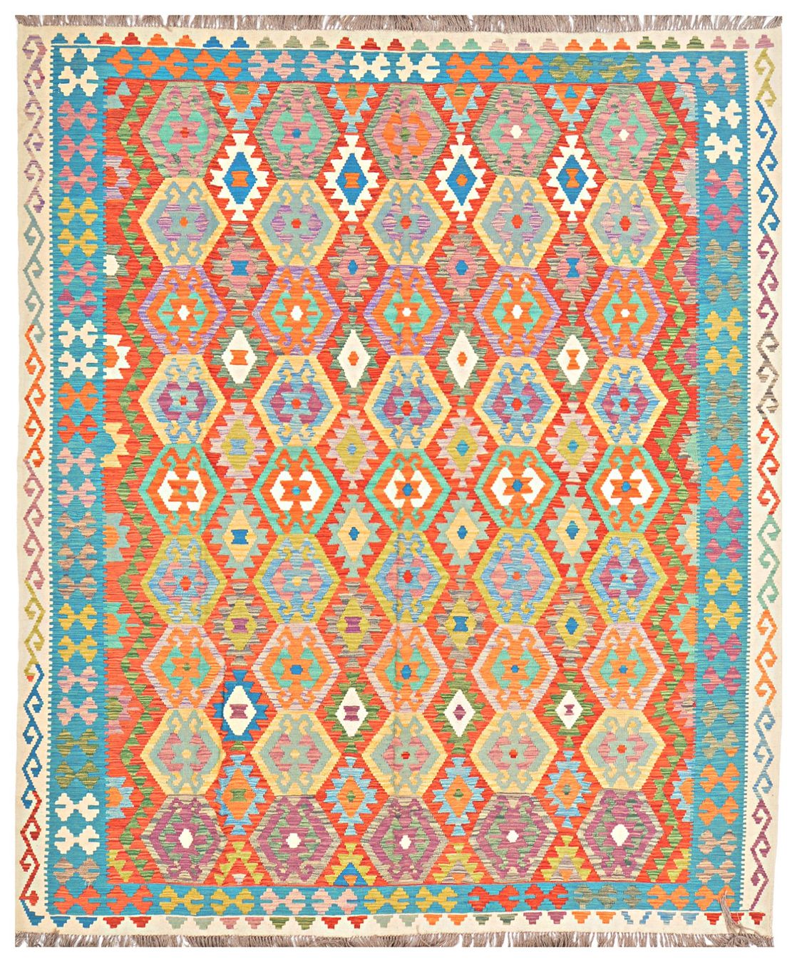 Kelim Tappeti: Oriente Kelim Teppich 300x250 cm – Nuovo e nell'imballaggio originale da Lahore venduto da Fairways79 8