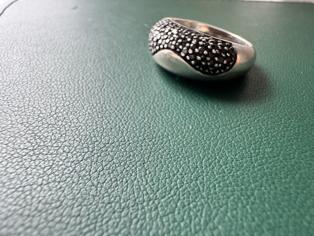 Esprit Ringe: Esprit Ring 925 Silber mit schwarzen Steinen – Gebraucht aus Untersiggenthal von Dilosh.ch 3
