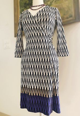 Diane von Furstenberg Wickelkleid 100% Seide Julian Gr4=S=36