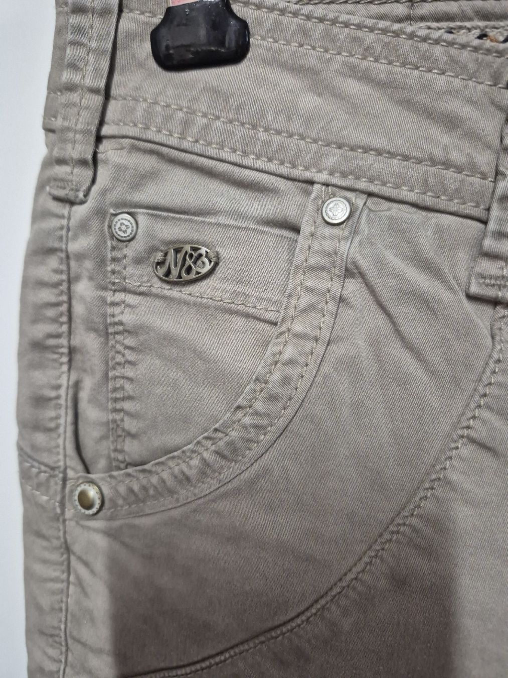 Nile Pantaloni: NILE Hose Stretch Gr.S braun, elegant, bequem – Usato da Merligen venduto da muss_haben 4