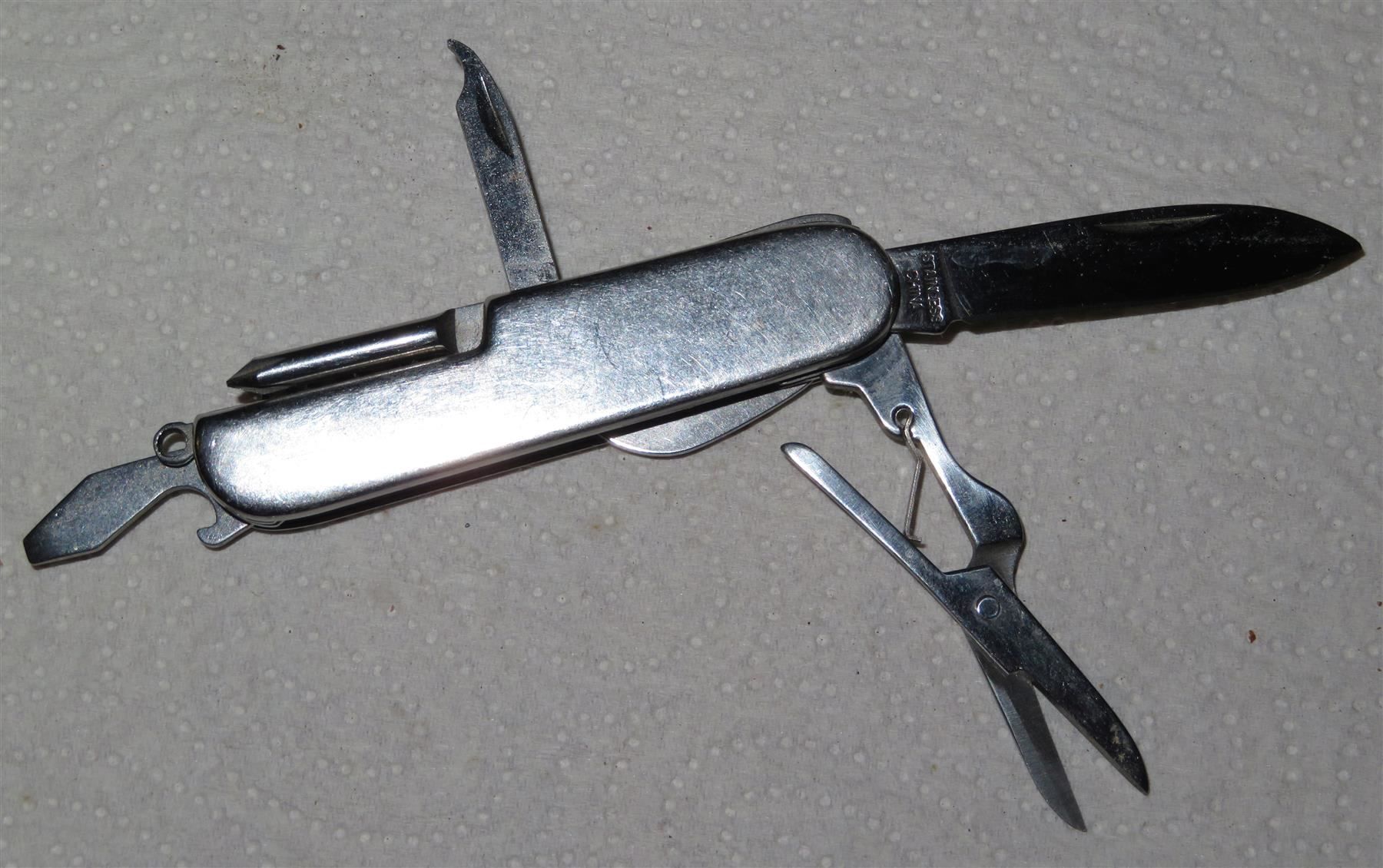 Taschenmesser: Taschenmesser 7-teilig, Vollmetall – Gebraucht aus Oberriet SG von ganesh435