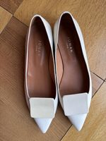 Ballerines JONAK cuir blanc  