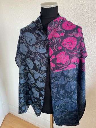 Colora Schal, 55% Viskose / 45% Wolle, NEU