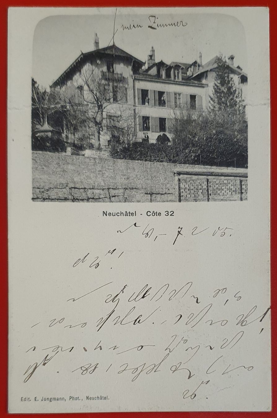 Ansichtskarten: Neuchâtel 1905 - Côte 32 – Gebraucht aus Kreuzlingen von Rschweiz1