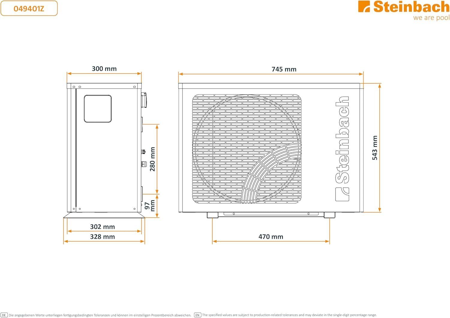Radiatori: Solid 7 Pool Wärmepumpe 7kW 35000l – Nuovo e nell'imballaggio originale da Bottighofen venduto da zaap 5