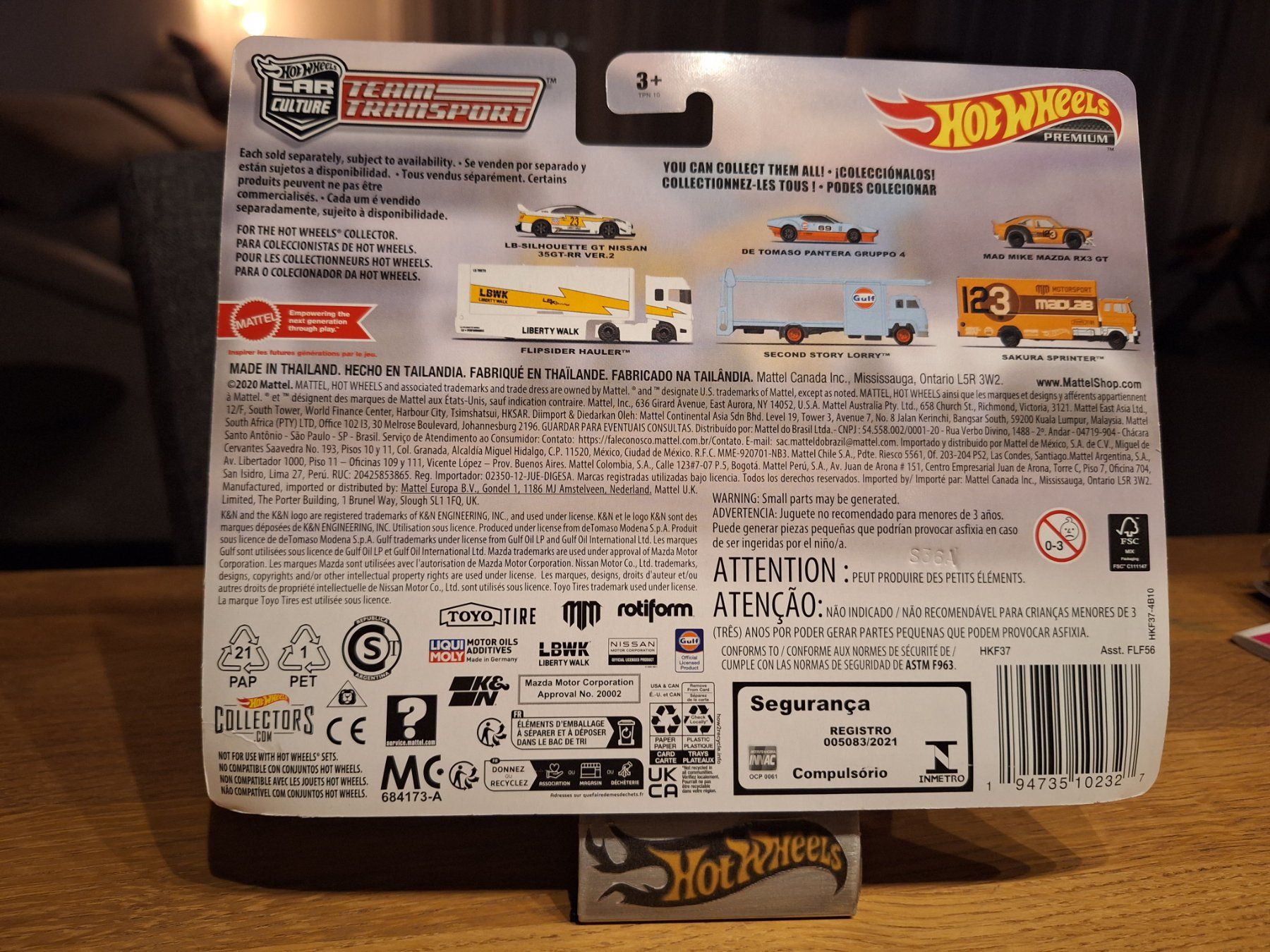 Hot Wheels Modellini d'auto: Team Transport #58 Mad Mike Mazda RX3 GR Sakura Sprinter – Nuovo e nell'imballaggio originale da Adlikon venduto da Mmartin0 1