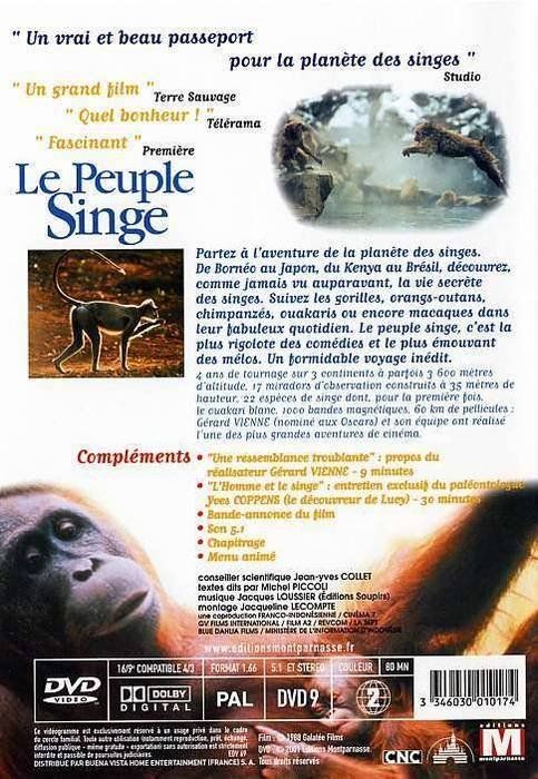 Alle DVDs: LE PEUPLE SINGE – Neu (gemäss Beschreibung) aus Bursins von Adabel 1