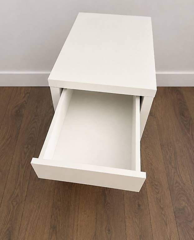 Ikea Banconi: Caisson IKEA MICKE blanc à roulettes  4 tiroirs – Usato da Orbe venduto da tom_q2vy 1