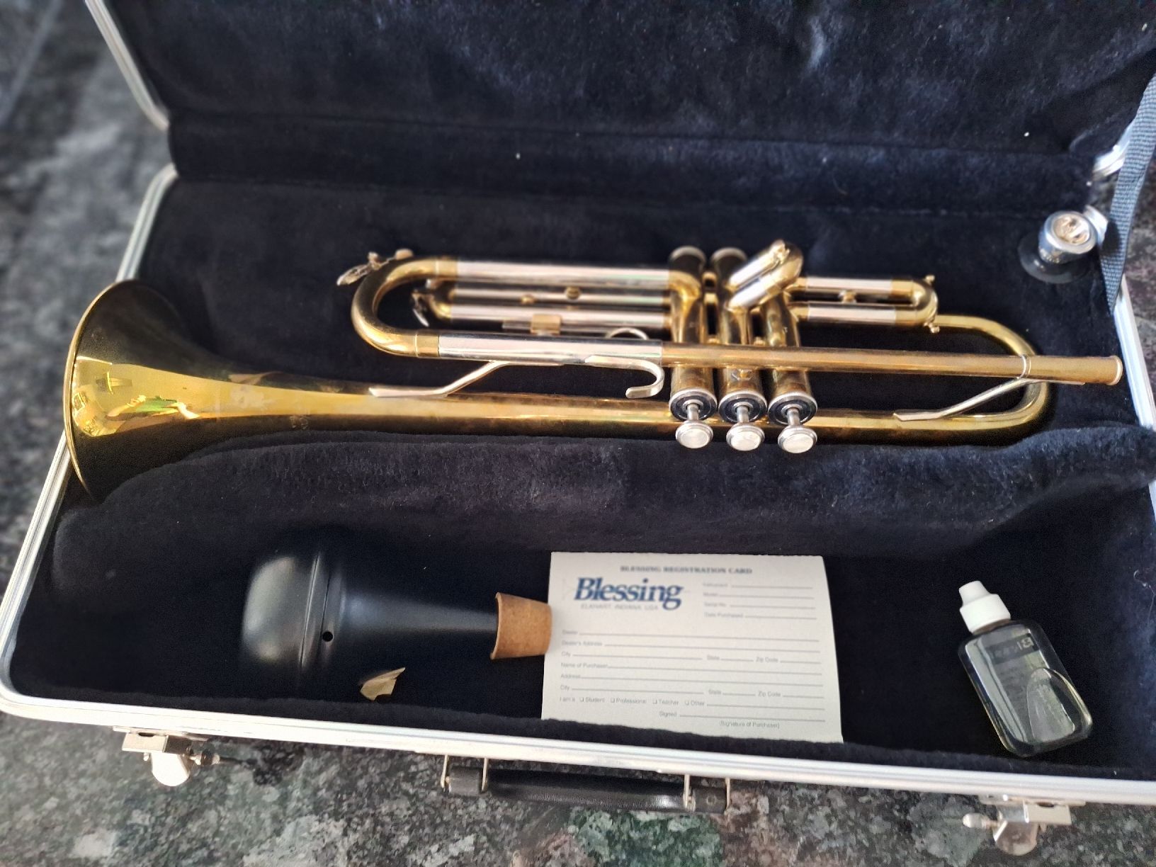 Musikinstrumente: Trompete Schülertrompete Blessing – Gebraucht aus Kleinwangen von Guerkli01