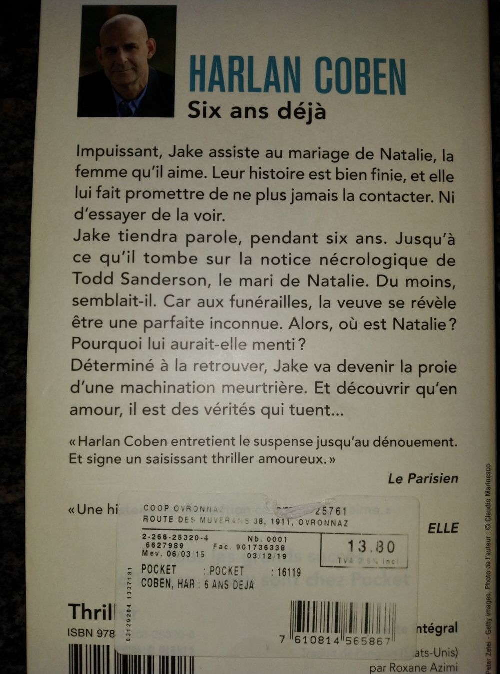 Bücher: Six ans déjà HARLAN COBEN – Gebraucht aus Cortaillod von rozinna 1