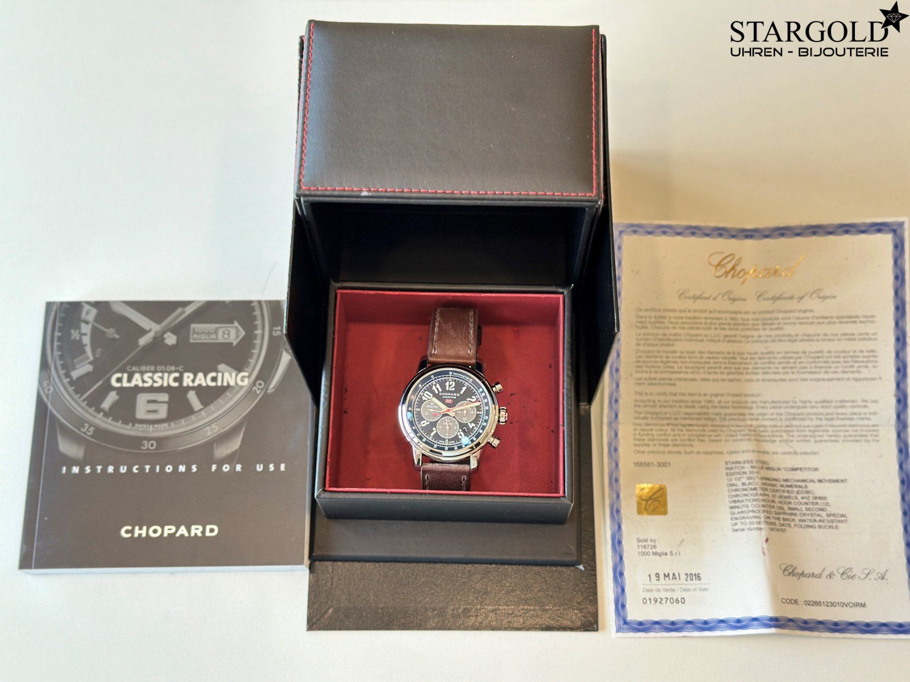 Chopard Orologi: Chopard Mille Miglia Competitor Edition - 168581 – Usato da Zürich venduto da Stargold-Uhren 9