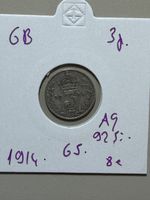 GB - 3 pence - 1914 - Georges 5 - AG 