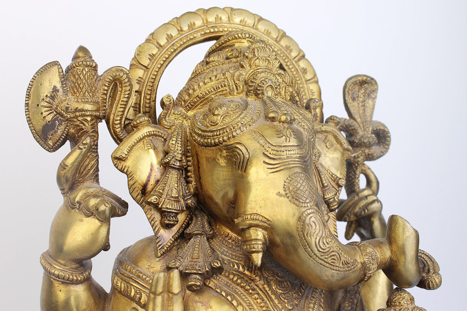 Sculptures & Statues: Messingstatue von Ganesha / 35cm 9.5kg – D'occasion à Reinach BL par bk_brockireinach 2