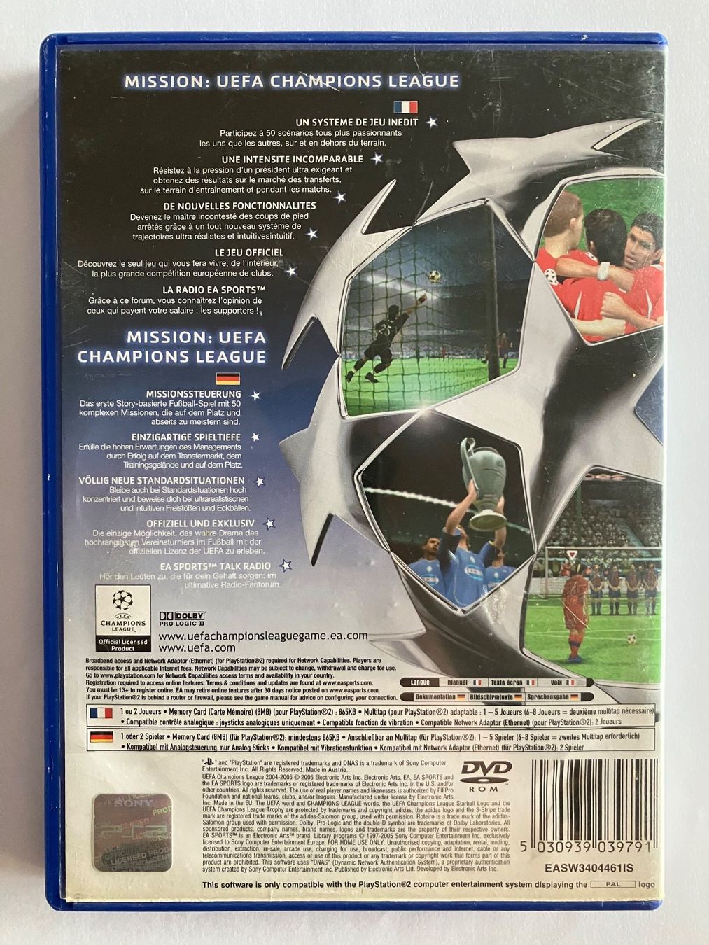 Jeux: UEFA Champions League 2004-2005 – PS2 – D'occasion à Ecublens VD par Lenordique 1