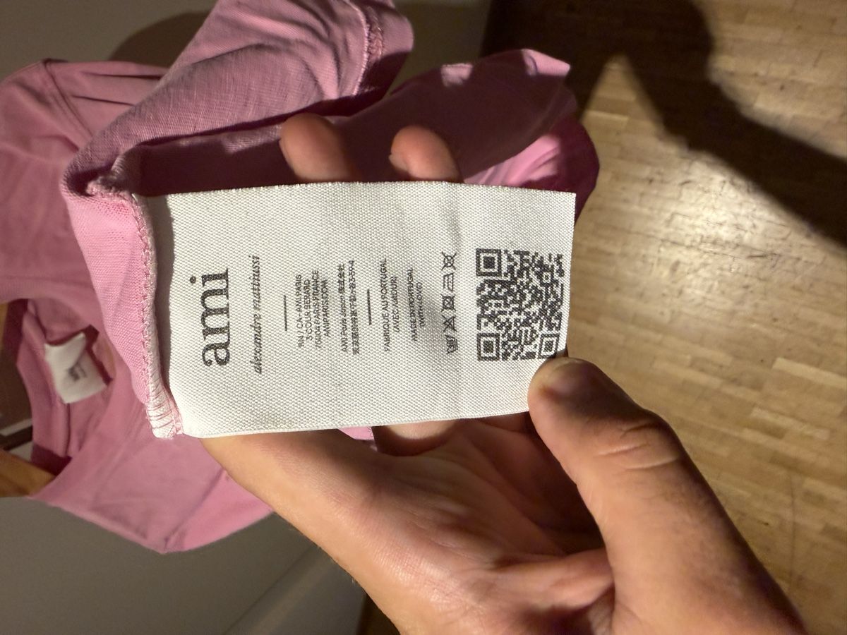 T-Shirts: Ami Paris Pink Tee – Gebraucht aus Genève von SG_73 2