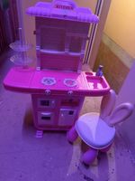Spielküche für Kinder - Rosa Traumküche mit Zubehör