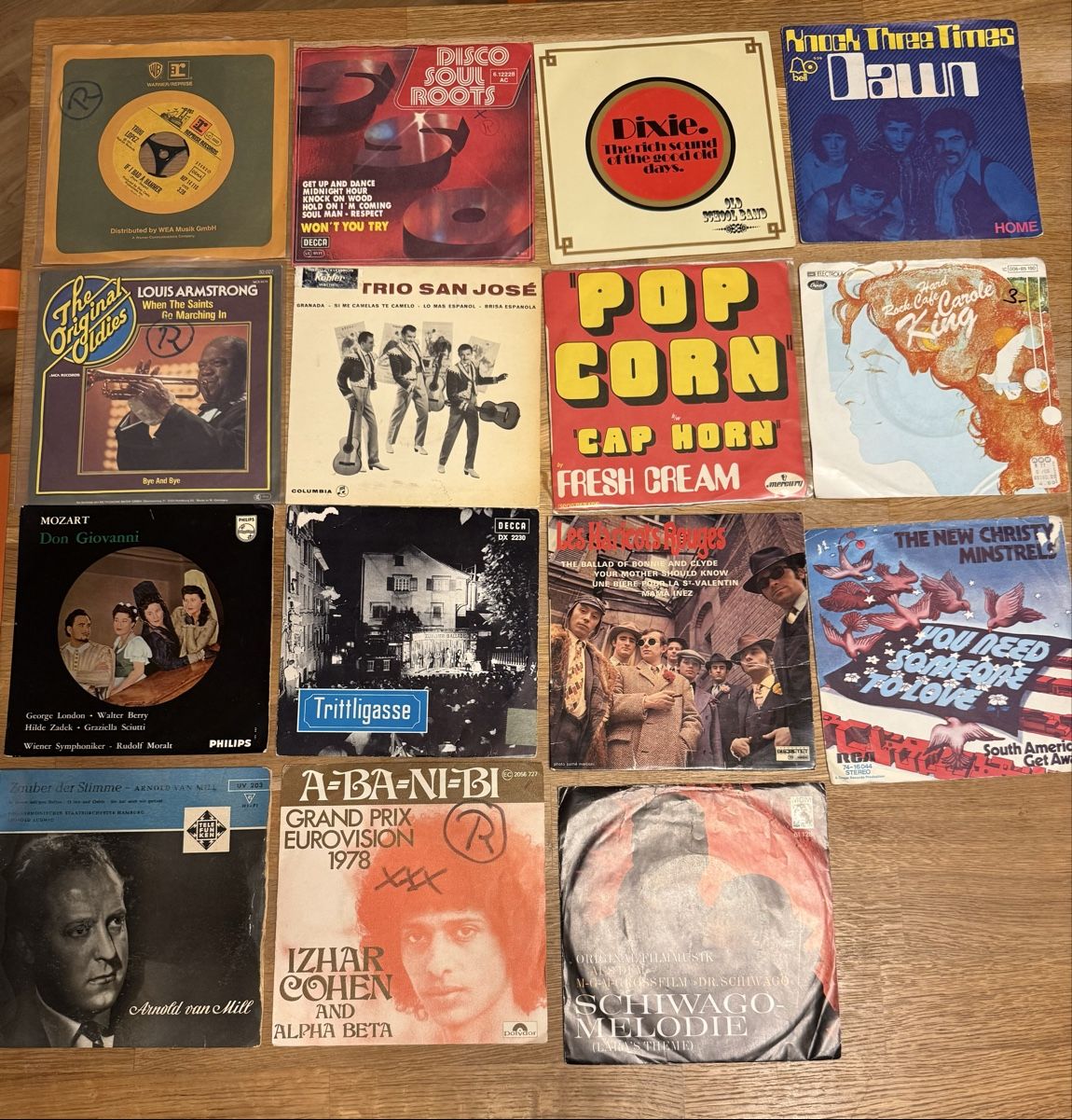 Vinyles: Schallplatten Single Sammlung: Popkorn Dixie Carole King – D'occasion à Goldach par Messerguru
