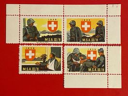 Vignettes  militaire - Suisse