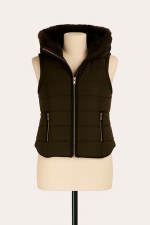 H&M Weste, Khaki, XS, mit Kapuze, Top Zustand für Herbst!