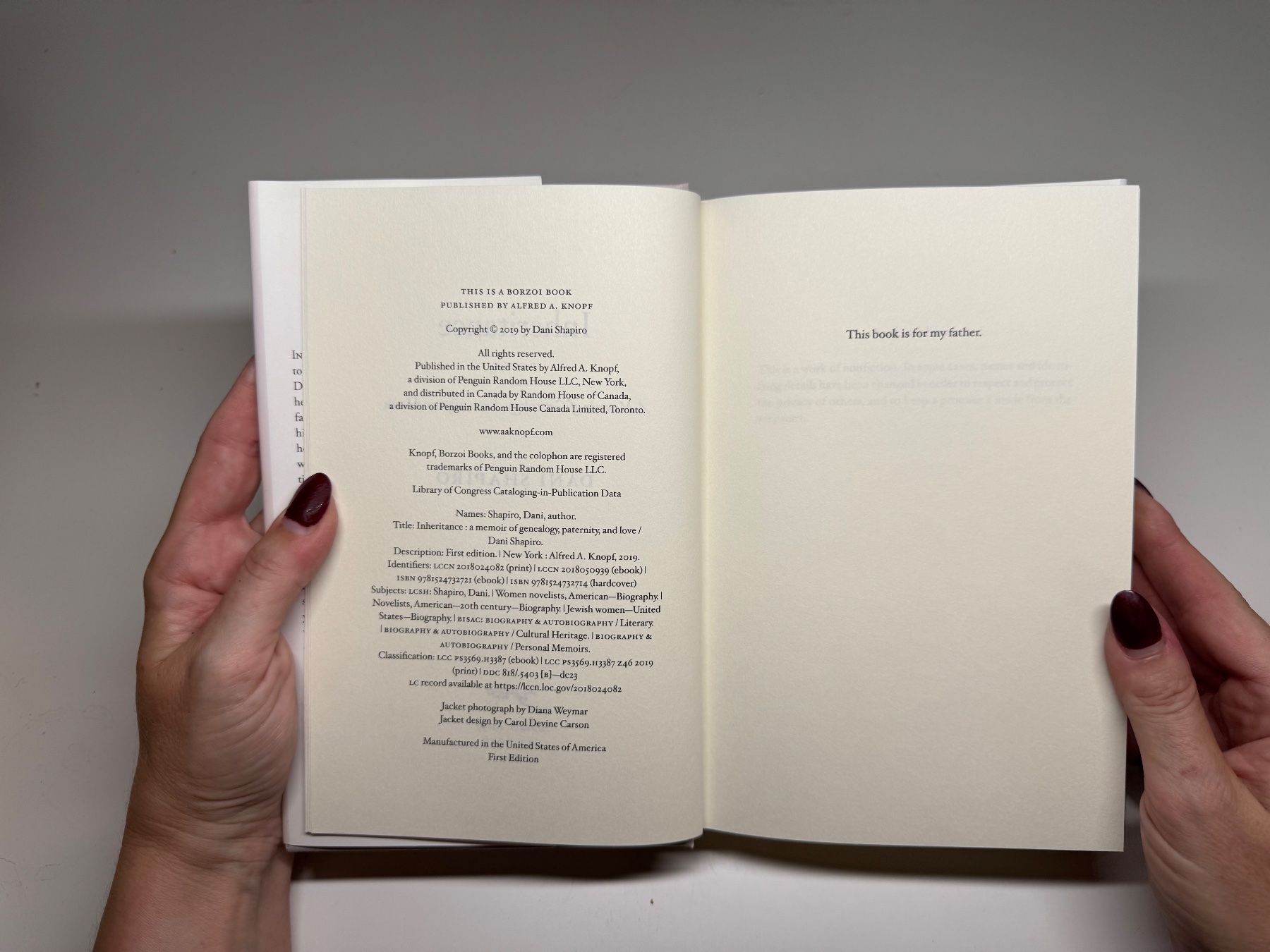Libri: NOVEL: Dani Shapiro, Inheritance – Usato da Grosswangen venduto da English_books 2